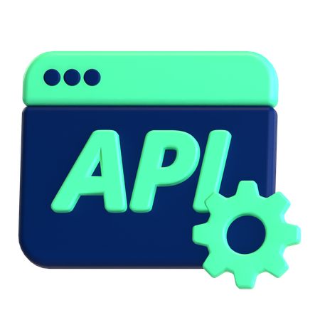 API  3D Icon