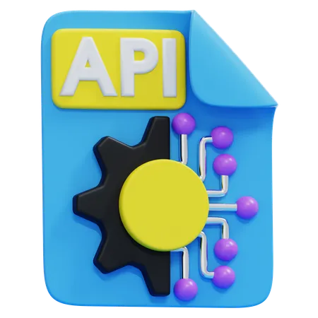 API  3D Icon