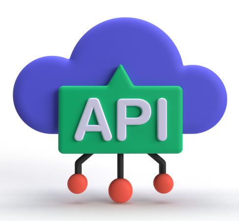 API  3D Icon