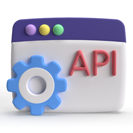 API  3D Icon