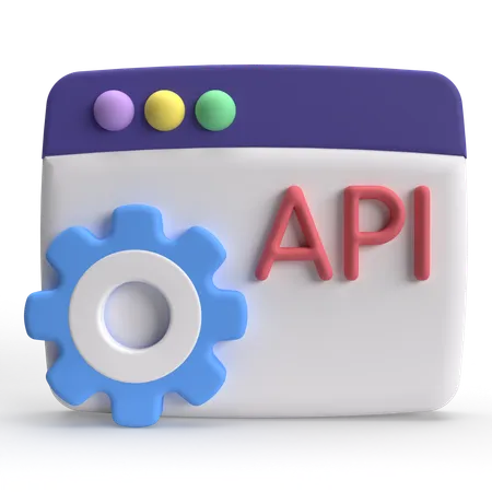 API  3D Icon