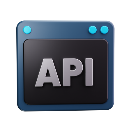 API  3D Icon