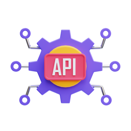 API  3D Icon