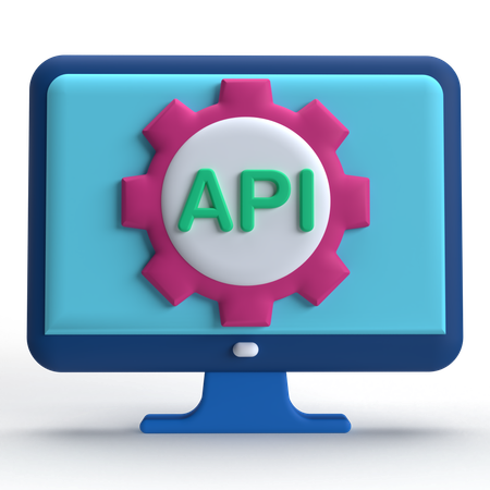 API  3D Icon