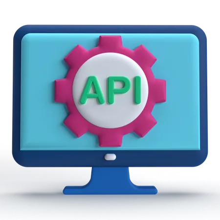 API  3D Icon