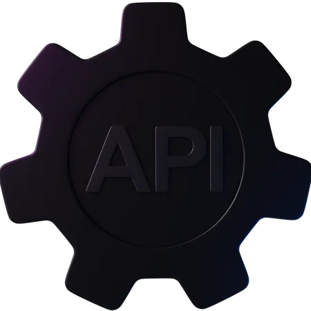 API  3D Icon