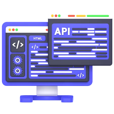 Api  3D Icon