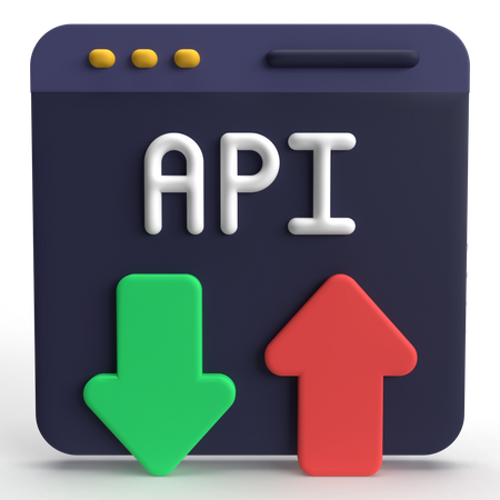 API  3D Icon