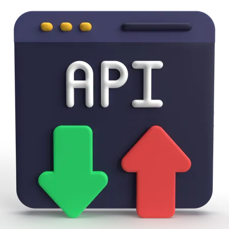 API  3D Icon