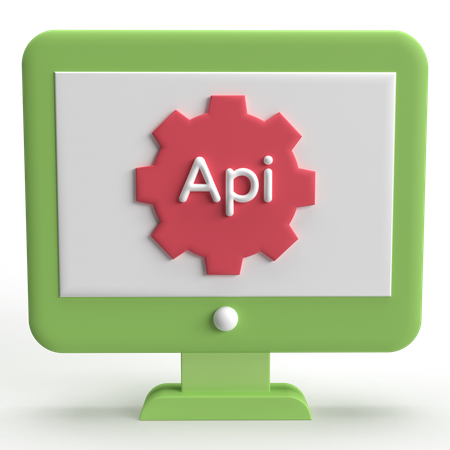 API  3D Icon