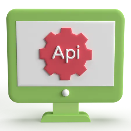 API  3D Icon