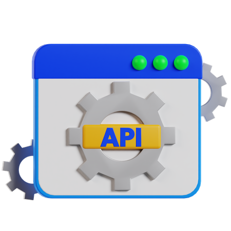 API  3D Icon