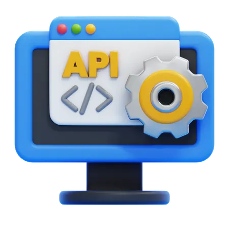 Api  3D Icon