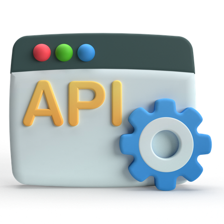 API  3D Icon