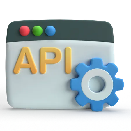 API  3D Icon