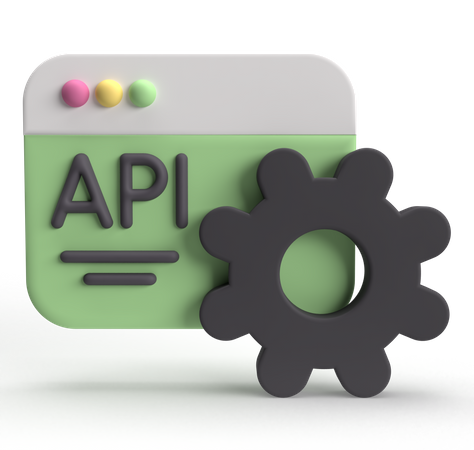 API  3D Icon