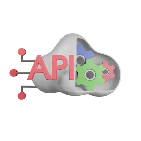 API  3D Icon