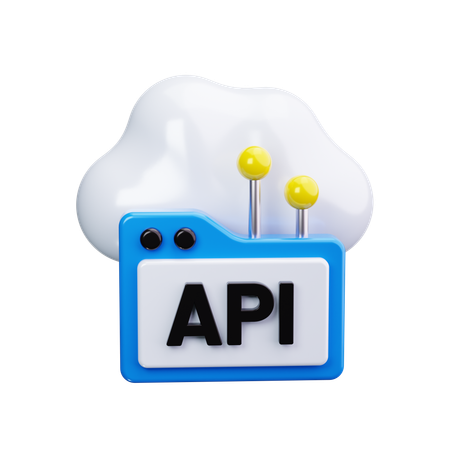 API 통합  3D Icon