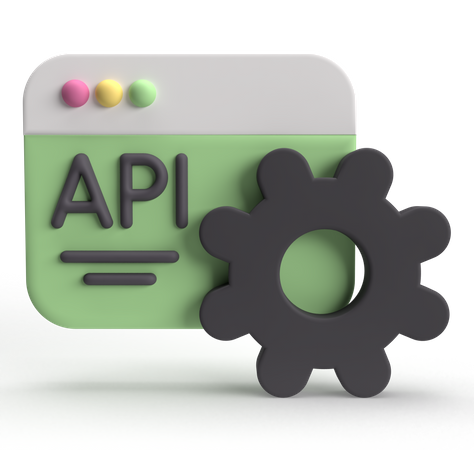 API  3D Icon