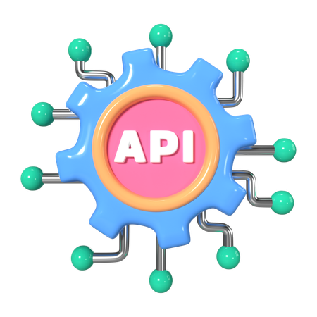 API  3D Icon