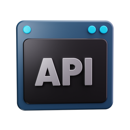 API  3D Icon