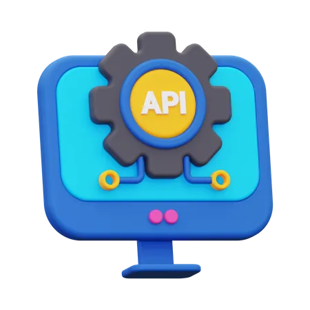 3 D Application Programming Interface Icon 3D Icon