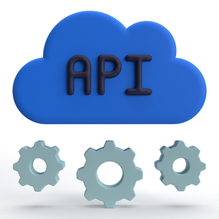 API Cloud  3D Icon