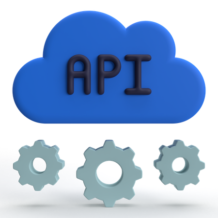 API Cloud  3D Icon