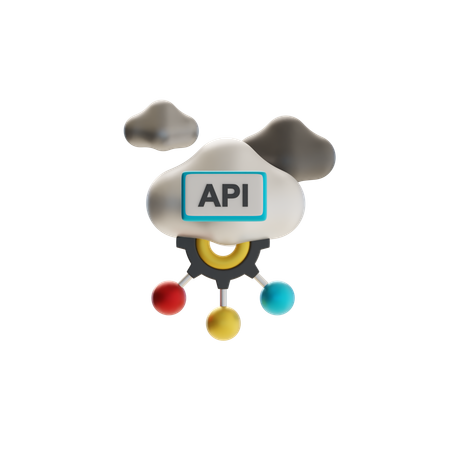 Conexão API  3D Icon