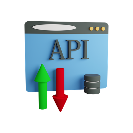 API dashboard  3D Icon