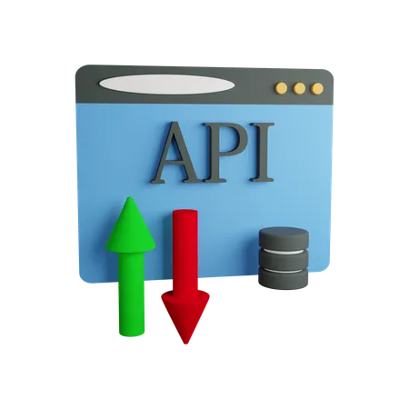 Api Dashboard 3 D Icon Contains PNG BLEND GLTF And OBJ Files 3D Icon