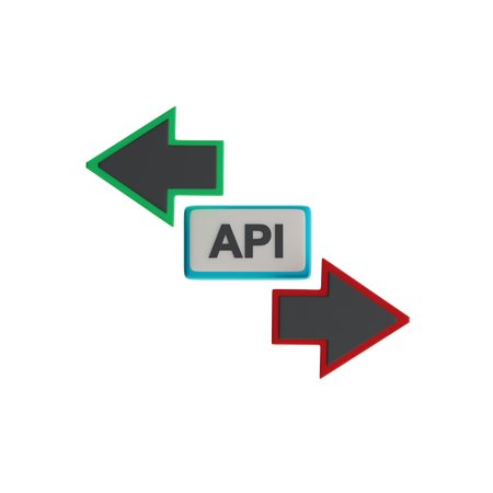 Api Data Flow  3D Icon