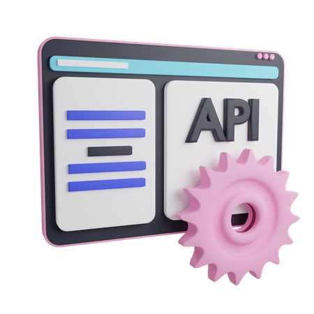 API Development  3D Icon