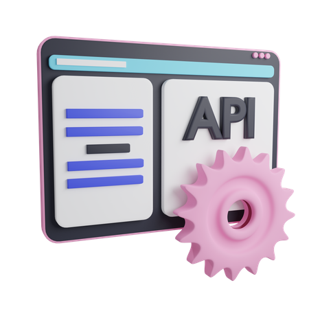 API Development 3D Icon