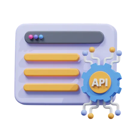 Développement d'API  3D Icon