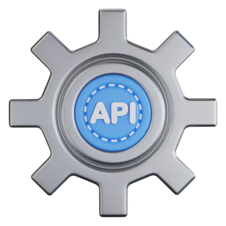 API-Einstellung  3D Icon