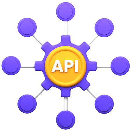 API-Einstellung  3D Icon