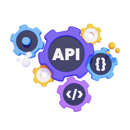 API-Einstellung  3D Icon