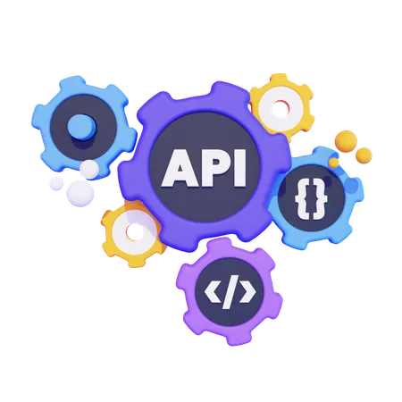 API-Einstellung  3D Icon