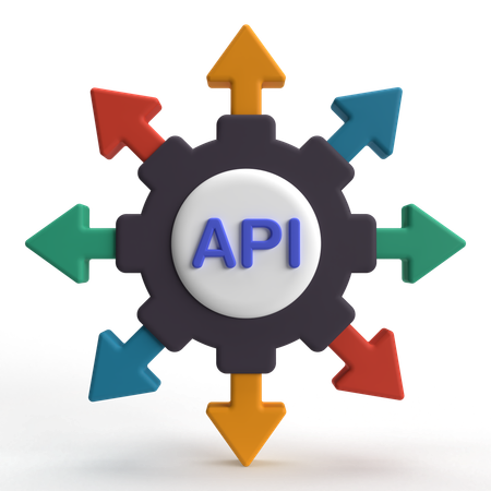 API-Einstellung  3D Icon