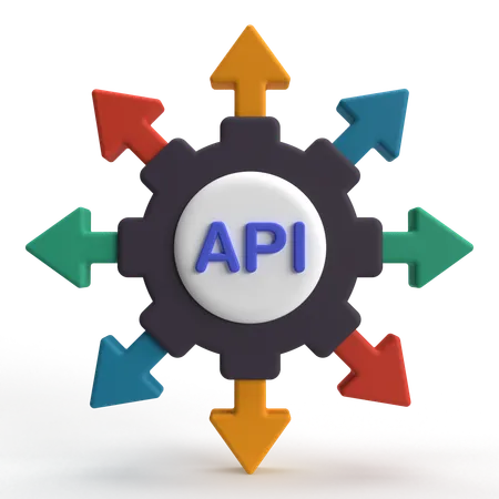 API-Einstellung  3D Icon