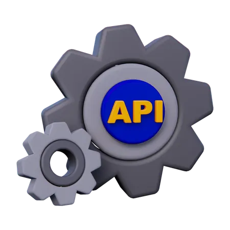 API-Einstellung  3D Icon