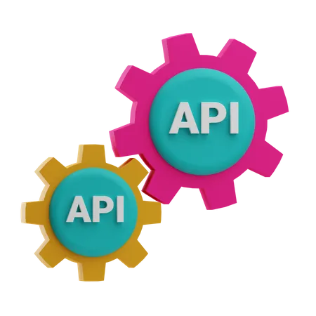 API-Einstellung  3D Icon