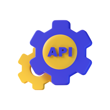 API-Einstellung  3D Icon