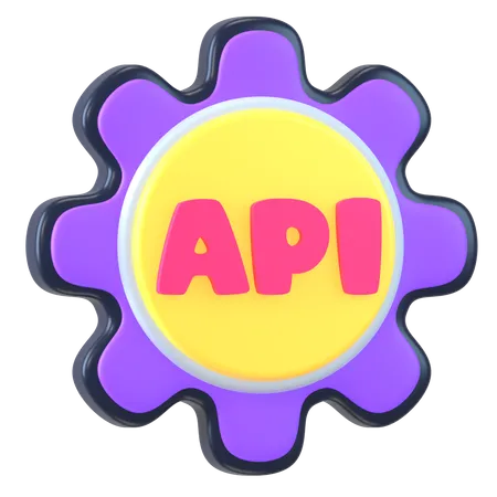 API-Einstellung  3D Icon