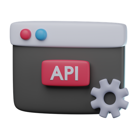 API-Entwicklung  3D Icon
