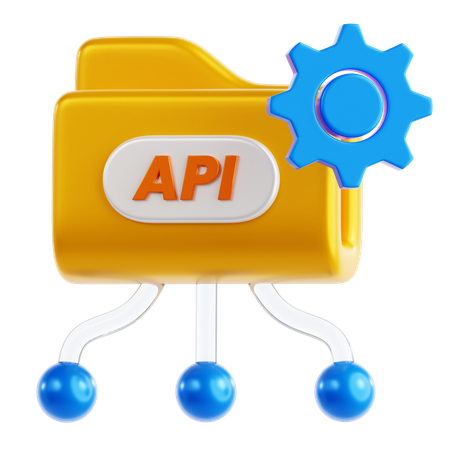 Integração de API  3D Icon