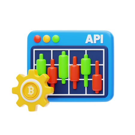 Criptografia de integração de API  3D Icon