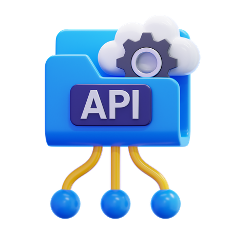 Integração de API em nuvem 3D Icon