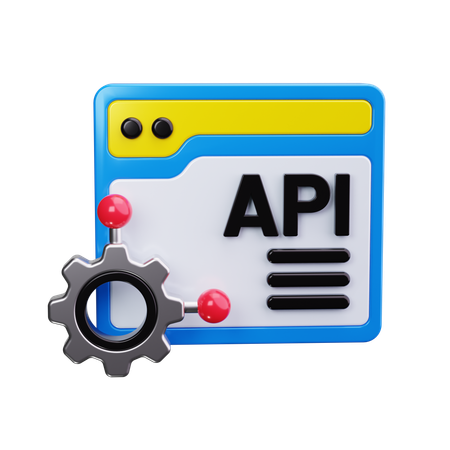API interface  3D Icon
